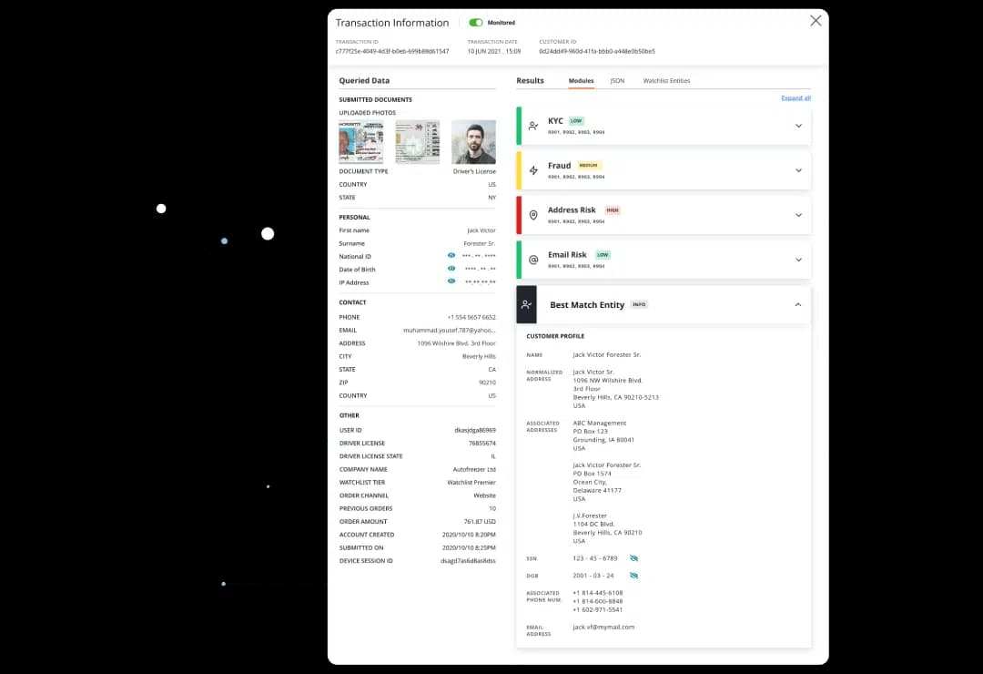 Minimal-consumer-input-PII-required