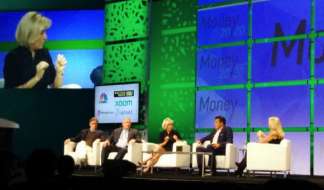 Money 20/20 Panel on X-Boarder Remittance, moderated by CNBC
