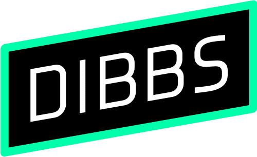 dibbs themedark logo typeflag